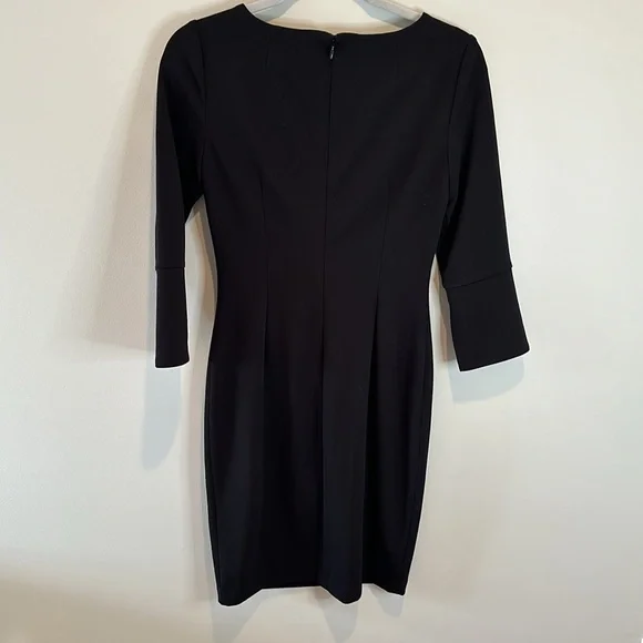 Calvin Klein Tailored Black Dress,‎ Size 2 - Picture 2 of 10